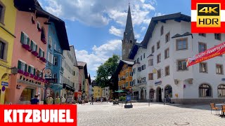 Kitzbuhel Austria 🇦🇹 4K HDR Virtual walking tour [upl. by Tani]