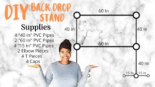 DIY Backdrop Stand for YouTube Videos THE CHEAP AND AFFORDABLE WAY  Mila B [upl. by Senilec]