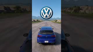 2022 Volkswagen Golf R Launch Control amp Sound  Forza Horizon 5 shorts [upl. by Airalednac]