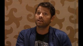 Supernatural  Misha Collins Interview Season 13 Comic Con [upl. by Atteuqram]