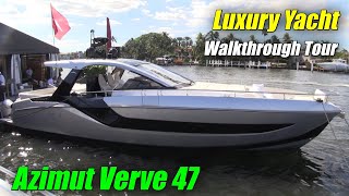 Comfort amp Innovation  2023 Azimut Verve 47 [upl. by Nerrot494]