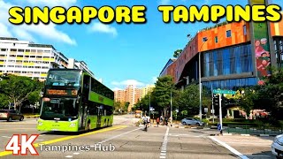 Singapore 4K Tour  Tampines  Bedok Reservoir Park [upl. by Aihsenek]