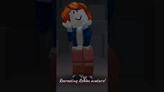 Recreating Roblox avatars roblox [upl. by Tiebout]