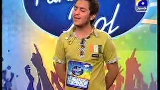 Shahid Ali Sonoo in Pakistan Idol Karachi Auditions [upl. by Francis861]