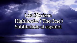 Lost Horizon  Highlander  The One   Sub español [upl. by Marvella65]