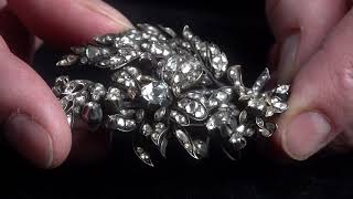 Experts voice  A Splendid Trembleuse Diamond Brooch at Auction  Venduehuis The Hague [upl. by Alyakim228]