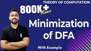 Lec26 Minimization of DFA in Hindi with example  TOC [upl. by Light]