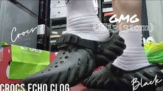 Crocs Echo Clog  Black 2023  On Feet  GARY笙開箱GARY UNBOXING [upl. by Anderson48]