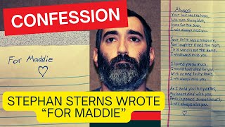 Stephan Sterns 72924 confession He wrote “For Maddie” poem on yellow attorney paper hid in Bible [upl. by Notsnorb]