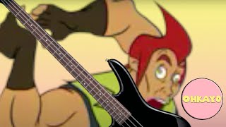 Playing Grooses theme on bass guitar for some reason [upl. by Bartlet]