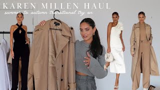 Karen Millen Haul  Transitional Haul 2023  Discount Code [upl. by Matuag]