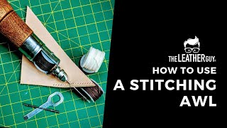 How to Use the Stitching Awl [upl. by Adnawuj]