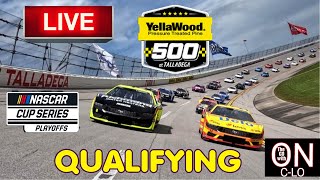 🔴Yellawood 500 Qualifying at Talladega Live Nascar Cup Series Play by Play Live Leaderboard amp More [upl. by Ennej933]