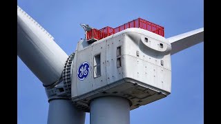 Prototype of the Ge HaliadeX 14 MW😃 wind turbine in Rotterdam 2023052022 [upl. by Innoc629]