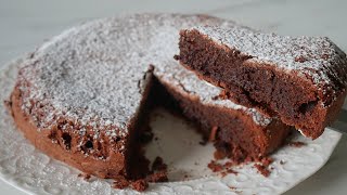 Recette Moelleux chocolat de Cyril Ligniac 5 ingrédients [upl. by Tacita337]