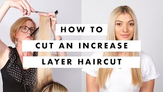 How to Cut Increase Layer Hair Cut Structure  Step by StepTutorial Lesson MIG TRAINING [upl. by Alex]