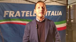 Festa del tesseramento di Fratelli dItalia intervista a Costanzo Della Porta [upl. by Aivatnahs284]