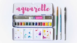 Mon matériel pour débuter en aquarelle [upl. by Trefler]