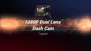 Toguard Dual Lens Dash Cam Unboxing amp Demonstration [upl. by Krid730]