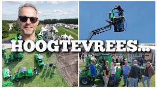 Met HOOGTEVREES bijna 20 meter de lucht in 😅😅  Boer Gerrit vlogt [upl. by Hashum]