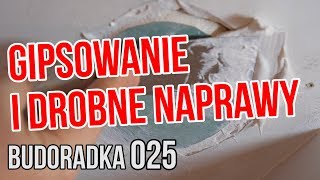 Gipsowanie rys pęknięć ubytków i drobne naprawy [upl. by Hseham751]