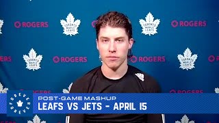 Maple Leafs Post Game  April 15 2021 [upl. by Cookie]