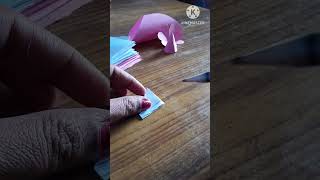 akash kandil making for Diwali Pooja decoration Paperlamp Lantern Diwalicraft shortstrend [upl. by Assiran]