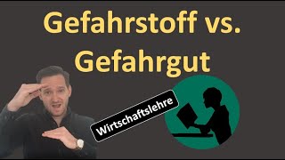 Gefahrstoff amp Gefahrgut  einfach erklärt [upl. by Dnalloh]