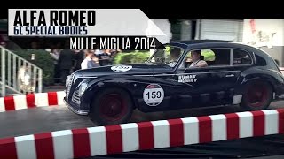 ALFA ROMEO 6C  SPECIAL BODYWORK amp Early Scuderia Ferrari  MILLE MIGLIA 2014 Engine sounds  SCC TV [upl. by Kelson293]