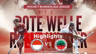 1 HockeyBundesliga Herren  RotWeiss Köln vs Crefelder HTC  Highlights amp Interview [upl. by Pallaton]