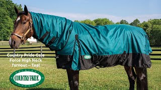 Country Pride Gale Force Full Neck Heavyweight 1680D Turnout Blanket [upl. by Frasquito]