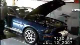 HotRodHarrys 2007 Shelby GT500 GT 500 Mustang Dyno 523 rwhp [upl. by Devy]