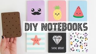 7 DIY NOTEBOOKS IDEAS  School Supplies You NEED To Try [upl. by Euqinorev758]