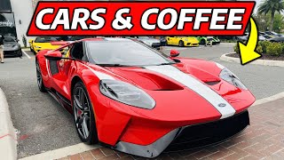 Windermere Florida Cars amp Coffee Ford GT 2 SVJs amp More [upl. by Hgielar]