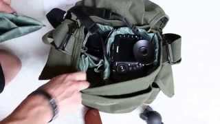 Domke F4AF Pro System Bag Olive REVIEW Camera Bag MFR  70040D [upl. by Daht]