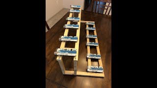 Rig building 101  Wooden 12 GPU Mining Rig Frame [upl. by Eejan]