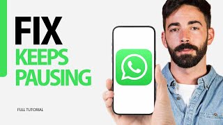 How To Fix Keeps Pausing On Whatsapp App 2024 [upl. by Anaer899]