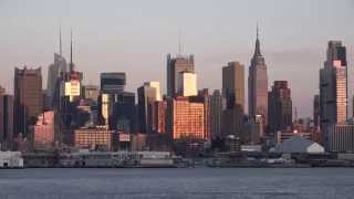 Sony FDRAX100 4K NYC Skyline Video Sample [upl. by Phebe]