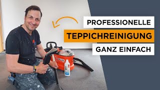 Professionelle Teppichreinigung  Ich zeig euch wie es geht [upl. by Jala]