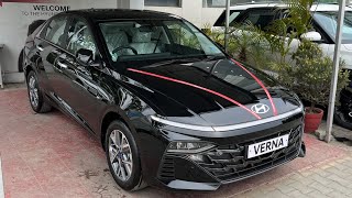 1298 लाख की नई काली नागिन 2023 Verna SX2023 Hyundai Verna SX Petrol Features Price ReviewVernaSX [upl. by Nrobyalc]