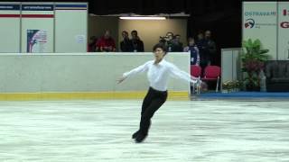 19 Keiji TANAKA JPN  ISU JGP Czech Skate 2013 Junior Men Free Skating [upl. by Euqor]