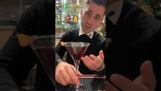 Boulevardier 3 cl bitter campari 3 cl vermouth 45 cl rye o bourbon whisky shortvideo cocktail [upl. by Old356]