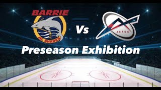 Preseason Exhibition September 9 Vs Toronto Jr Aeros [upl. by Leff]