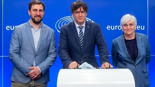 La justice européenne rejette le recours de Carles Puigdemont pour être considéré député europ… [upl. by Nnayllehs891]