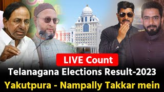 LIVE Nampally aur Yakutpura Election result Hyderabad [upl. by Rosabella]