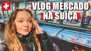 Quanto custa uma compra de MERCADO NA SUÍÇA – VLOG [upl. by Drofhsa87]