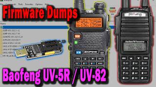 Baofeng UV5R firmware dumps also Baofeng UV82 firmware dumps failed repair  parts for UVK5 [upl. by Ellegna]