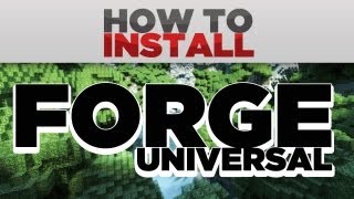 How to Install Forge Universal 151 in Minecraft [upl. by Slotnick]