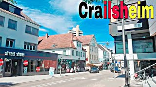 Crailsheim City Germany 🇩🇪 walking tour 4k video [upl. by Gilda395]