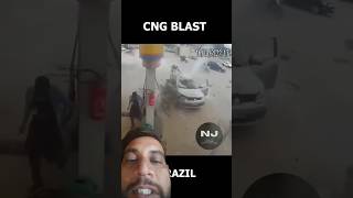 Cng Blast car tank blast cng brazil bajajfreedom125 dadlife petrolpump accident video vlog [upl. by Nielson342]